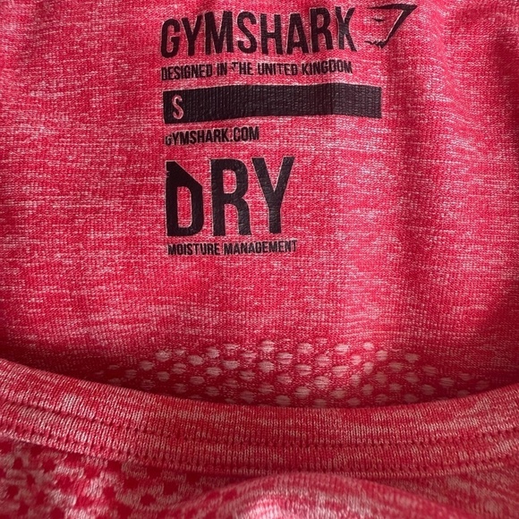 Gymshark Vital Seamless T-Shirt Pinkish Red | Size Small - Picture 4 of 4